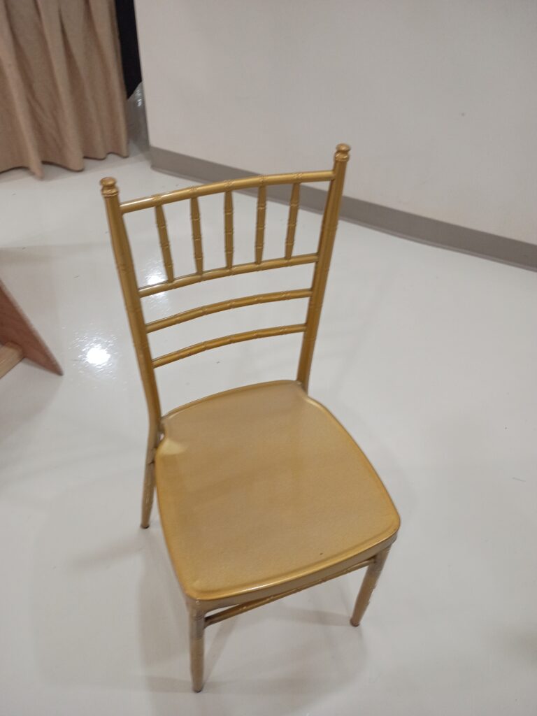 Silla chavary golden metal Silla chavary golden metal